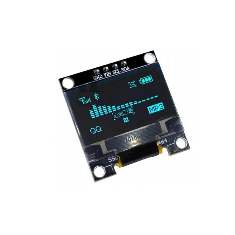 Wyświetlacz OLED 0,96 SPI I2C Arduino ŻN Niebieski